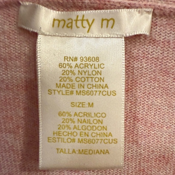 Matty M Blush Pink Maxi Cardigan Duster | Spring Layering | Size M - Picture 3 of 3